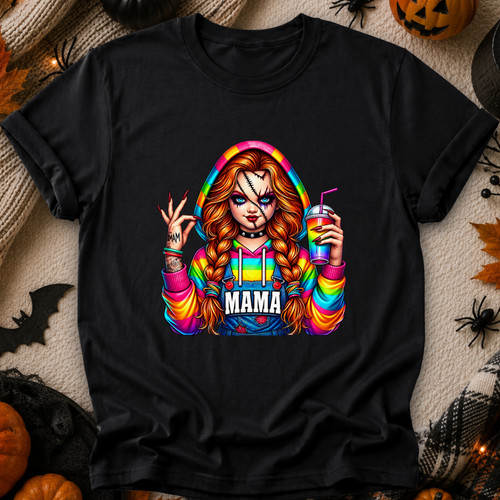 Maglietta chucky sposa mamma - chucky,
