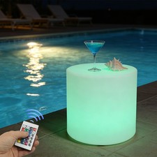 Sgabello a cilindro LED, sedia