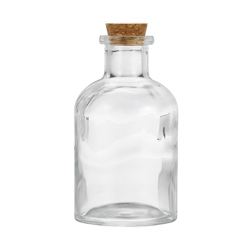 125ml glass bottle with - , wooden
