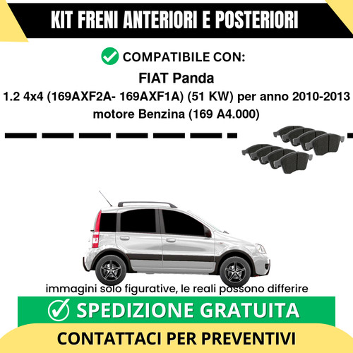 Pastiglie freno ant post - freno,