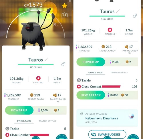 Shiny tauros paldea - tauros,