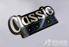 1 Adesivo CLASSIC LINE oldschool vag oldies badge logo golf 1 mk1 cabrio