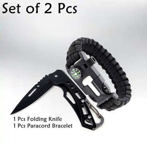 Pezzi paracord nero - 2,