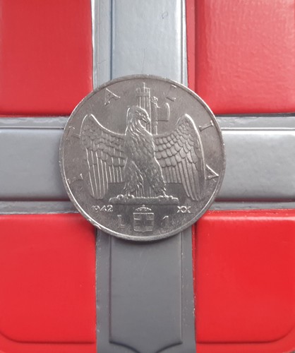 1 lira 1942 xx - ,
