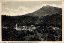 Prato Sopralacroce Monte Auguggia cartolina d'epoca c801