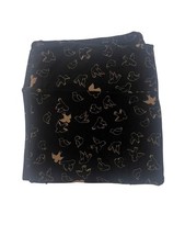 LuLaRoe Leggings TC Nero Stampa Uccellino Morbido Elasticizzato Pantaloni Donna Motivo Natura