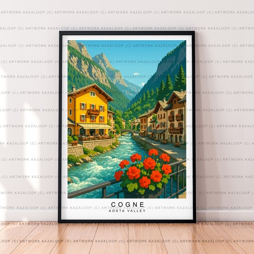 Poster stampa illustrazione - poster,