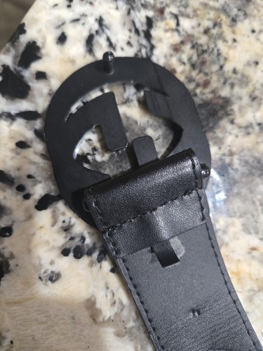 Gucci cintura righe con - gg,