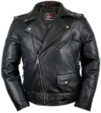 Giacca di pelle moto chopper