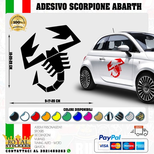 Adesivo logo abarth scorpione - abarth,
