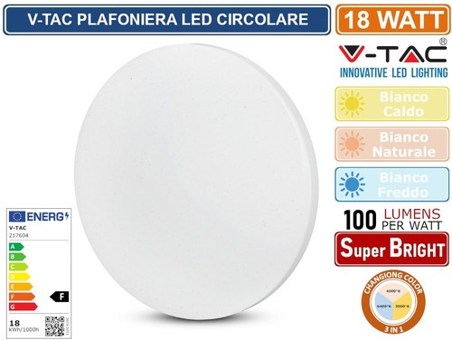 Tac 8418 plafoniera led - vt-8418,