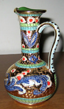 ANFORA DERUTA G. GIALLETTI Vintage fatta a mano con decori in oro stile mosaico