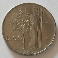 100 lire 1958 repubblica - 1958,