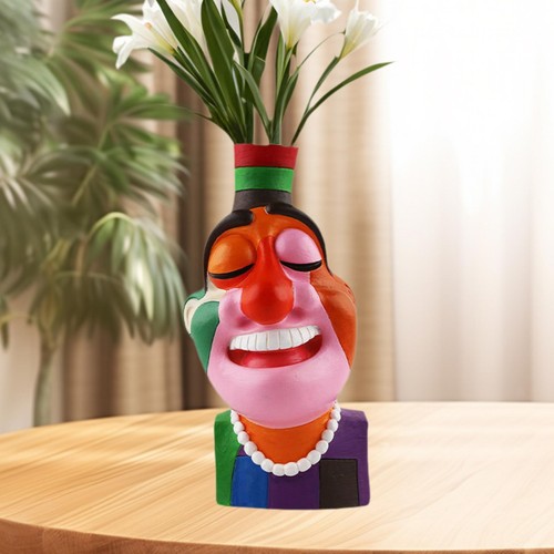 Viso fiore decorativo vaso
