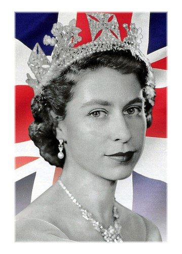 Cartolina regina elisabetta - regina,