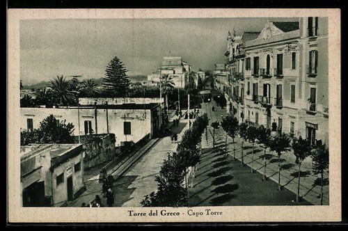 Cartolina torre del - cartolina, greco