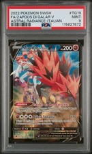 Zapdos Di Galar TG19 Lucentezza Siderale - Gradata PSA 9 in ITALIANO ITA