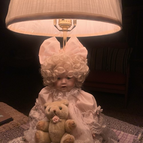 Lampada paralume bambola - lampada, e