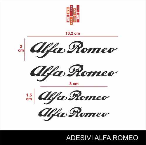 Kit adesivi alfa - 4, per