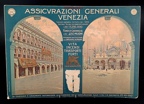 Locandina antica assicurazioni - antica,