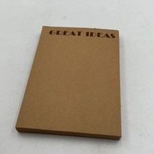 Blocco note Art Decò marrone