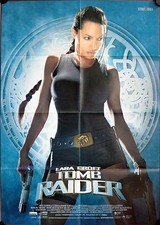 Lara Croft: Tomb Raider poster video film tedesco Angelina Jolie, Jon Voight