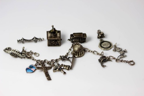 Bracciale con ciondolo 925 - , e