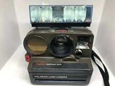 RARO COLORE NERO/MARRONE POLAROID POLASONIC AUTOFOCUS 4000 VINTAGE RARE COLOR