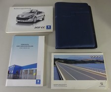 Cartella Portadocumenti + Manuale D'uso Peugeot 207 CC Anno 2006