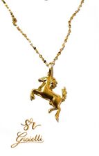 Collana Specchiata Con Cavallo