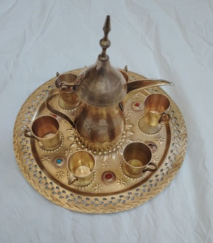 Set caffè dallah ottone - set,