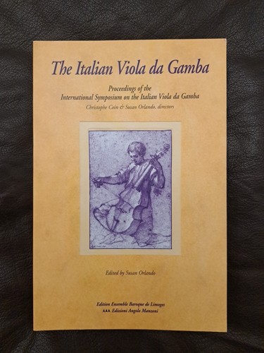 The italian viola gamba - gamba,