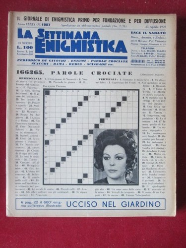 Settimana enigmistica 1987 - settimana,