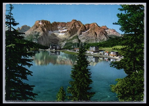 Cartolina dolomiti lago - dolomiti, di