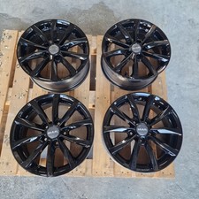 Set 4 Cerchi in Lega MAK WOLF 6.5x16 H2 5x100 ET 42 PCD 112 - WF6560 NERO LUCIDO