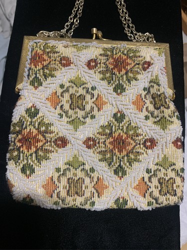 Borsa sera arazzo floreale - da,