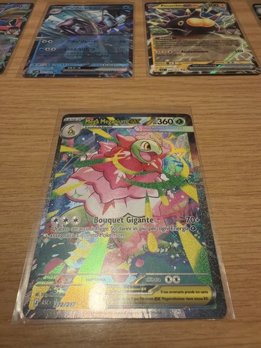 Carta pokemon mega meganium - meganium, ex