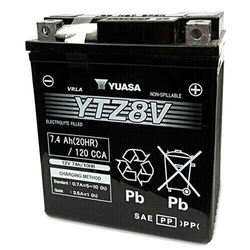 Batteria attivata yuasa ytz8v - attivata,