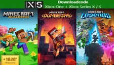 NUOVO per Xbox One Series X S Minecraft Triple Bundle +1020 Minecoins codice download