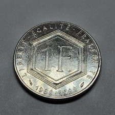 1 franc Charles de Gaulle 1988