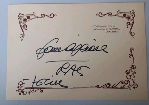 Fausto cigliano autografo - fausto,