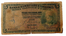 Albania - 5 franga ari 1926