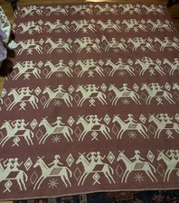 Tappeto coperta lana - lana, sarda