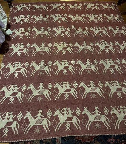 Tappeto coperta lana sarda - lana,