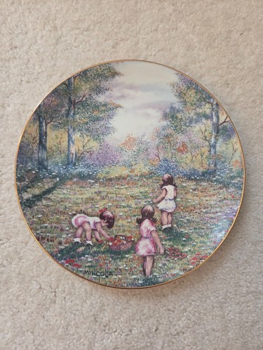 Picking flowers plate by - flowers",