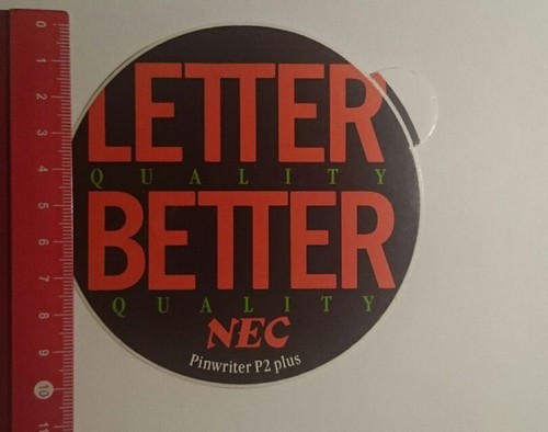 Adesivo sticker nec pinwriter - nec,