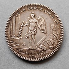 Gettone Facoltà Di Medicina Parigi 1775 Argento