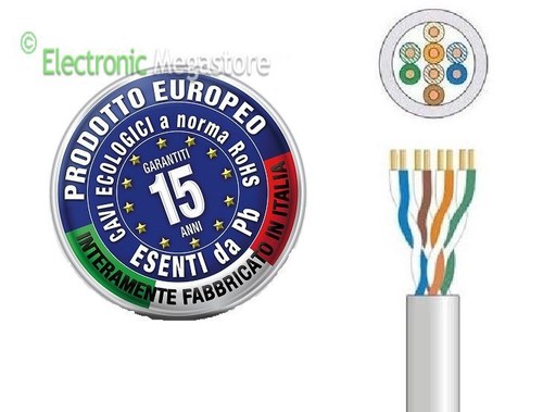 50mt cavo rete ethernet - ethernet, utp