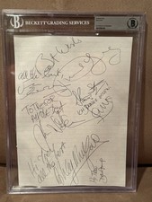 Pagina album autografata