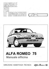 ALFA ROMEO 75 - MANUALE
